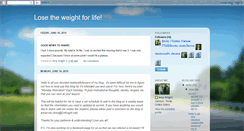 Desktop Screenshot of losetheweightforlife.blogspot.com