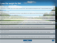 Tablet Screenshot of losetheweightforlife.blogspot.com