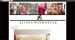 Desktop Screenshot of livingwithstyleblog.blogspot.com