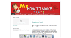 Desktop Screenshot of mr-how2make.blogspot.com