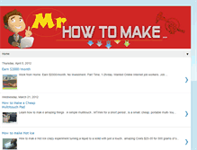 Tablet Screenshot of mr-how2make.blogspot.com