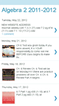 Mobile Screenshot of alg2firstsem1011.blogspot.com