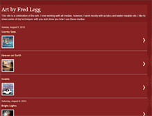 Tablet Screenshot of leggart.blogspot.com