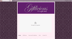 Desktop Screenshot of giftlicious.blogspot.com