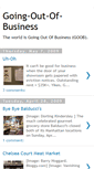 Mobile Screenshot of going-out-of-business.blogspot.com