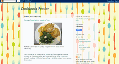 Desktop Screenshot of cookbookfeeder.blogspot.com