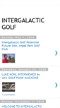 Mobile Screenshot of intergalacticgolf.blogspot.com