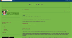 Desktop Screenshot of knittinbaby.blogspot.com