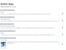 Tablet Screenshot of knittinbaby.blogspot.com