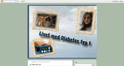 Desktop Screenshot of diabetestyp1.blogspot.com