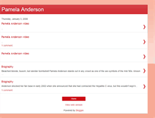 Tablet Screenshot of pamelaanderson-star.blogspot.com
