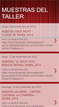Mobile Screenshot of muestrasdeltaller.blogspot.com