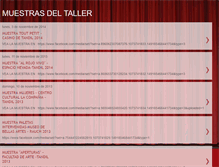 Tablet Screenshot of muestrasdeltaller.blogspot.com