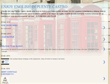 Tablet Screenshot of englishpuentecastro.blogspot.com
