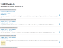 Tablet Screenshot of foodiemaniacs.blogspot.com