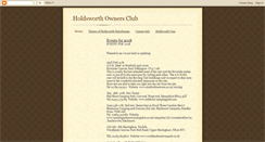 Desktop Screenshot of holdsworthownersclub.blogspot.com