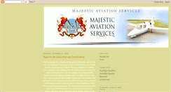 Desktop Screenshot of majestic-aviation-services.blogspot.com