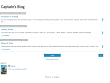 Tablet Screenshot of captainslog08.blogspot.com