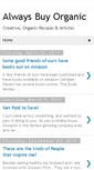 Mobile Screenshot of alwaysbuyorganic.blogspot.com