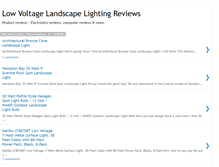 Tablet Screenshot of lowvoltagelandscapelightingreviews.blogspot.com