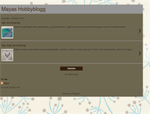 Tablet Screenshot of mayashobbyblogg.blogspot.com