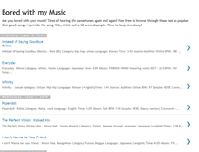 Tablet Screenshot of bored-with-my-music.blogspot.com
