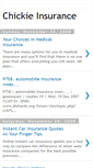 Mobile Screenshot of chickieinsurance.blogspot.com