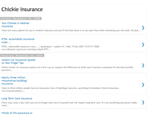 Tablet Screenshot of chickieinsurance.blogspot.com