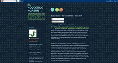 Desktop Screenshot of elcocodriloguason.blogspot.com