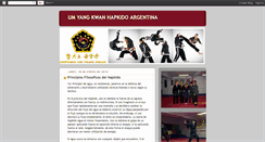 Desktop Screenshot of hapkidouyk.blogspot.com
