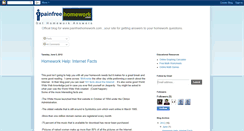 Desktop Screenshot of painfreehomework.blogspot.com