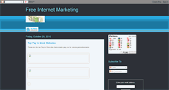 Desktop Screenshot of freemarketingblog.blogspot.com