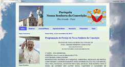 Desktop Screenshot of paroquiansdaconceicao.blogspot.com