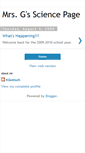 Mobile Screenshot of mrsgsciencepage.blogspot.com