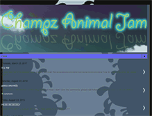 Tablet Screenshot of champzanimaljam.blogspot.com