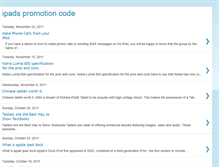 Tablet Screenshot of ipadcode.blogspot.com