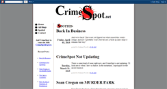 Desktop Screenshot of crimespotted.blogspot.com