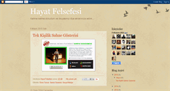 Desktop Screenshot of felsefesi.blogspot.com