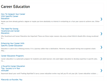Tablet Screenshot of career-education-today.blogspot.com