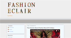 Desktop Screenshot of fashioneclair.blogspot.com