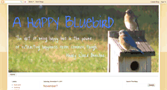 Desktop Screenshot of ahappybluebird.blogspot.com