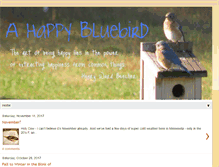 Tablet Screenshot of ahappybluebird.blogspot.com