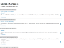 Tablet Screenshot of eclecticconcepts.blogspot.com