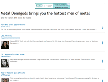 Tablet Screenshot of metaldemigods.blogspot.com