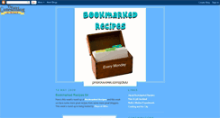 Desktop Screenshot of bookmarkedrecipes.blogspot.com