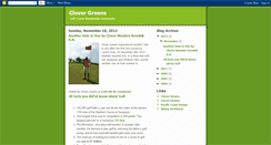 Desktop Screenshot of clovergreens.blogspot.com