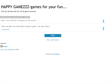 Tablet Screenshot of happygamezzz.blogspot.com