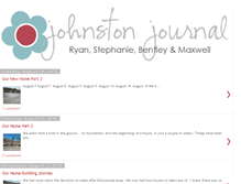 Tablet Screenshot of johnstonfamilylife.blogspot.com