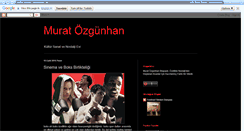 Desktop Screenshot of muratozgunhan.blogspot.com