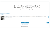 Tablet Screenshot of lillianandleonard.blogspot.com